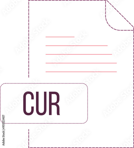 CUR icon black dashed outline v1