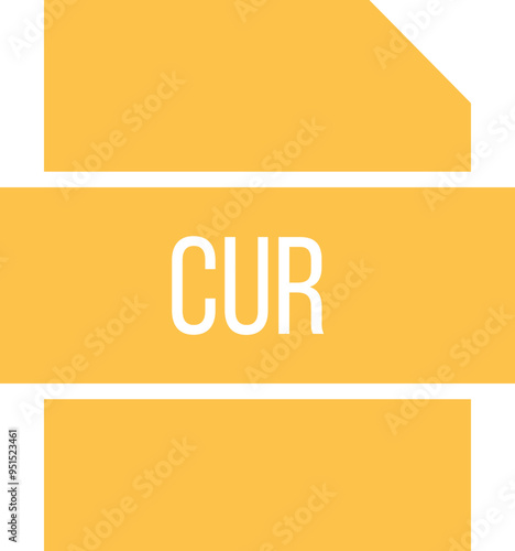 CUR icon crisp corner with transparent center