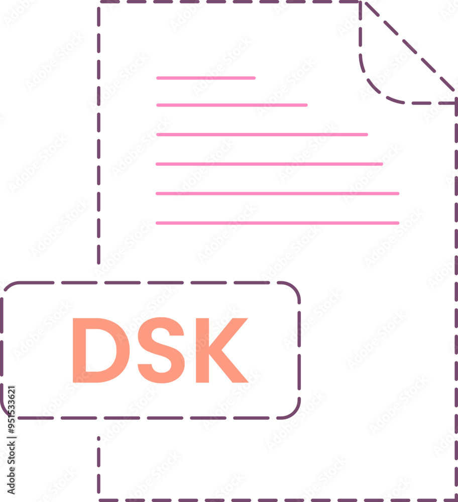 DSK icon black rounded dashed outline DSK icon black rounded dashed outline