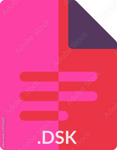 DSK icon 2 color combination  mixture