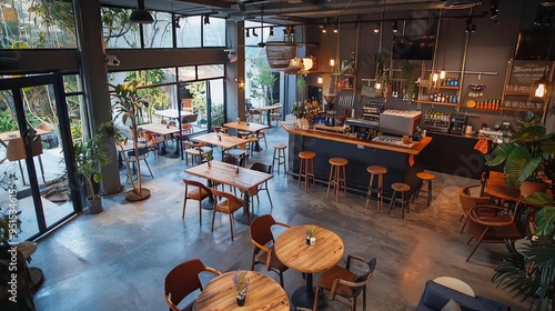 Modern Cafe Interior Design