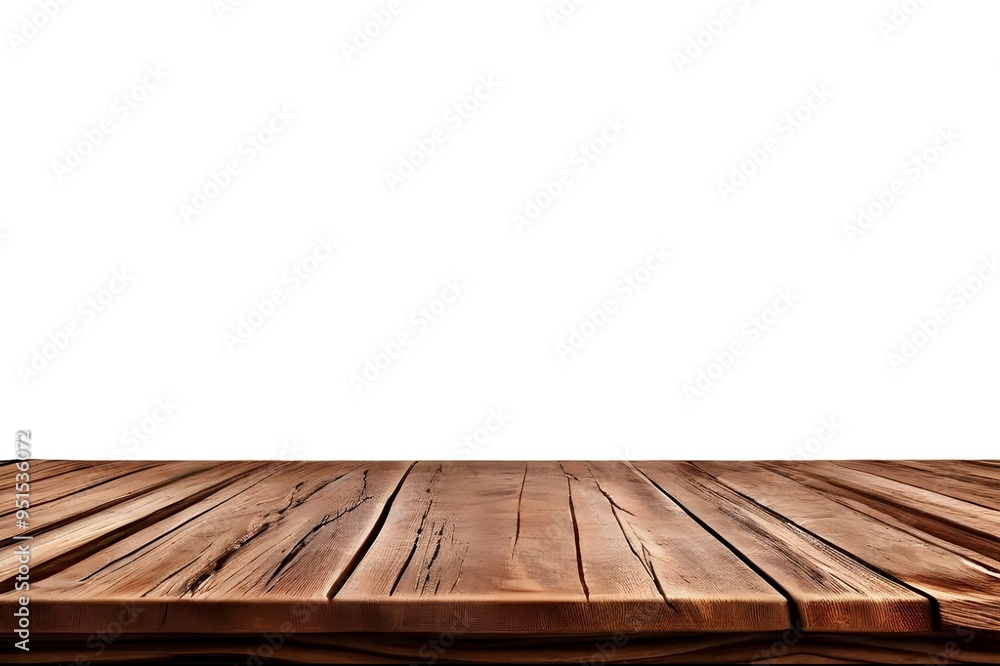Realistic Wooden Tabletop or Surface Isolated on White Background for Product Display Mockups Realistic Wooden Tabletop or Surface Isolated on White Background for Product Display Mockups