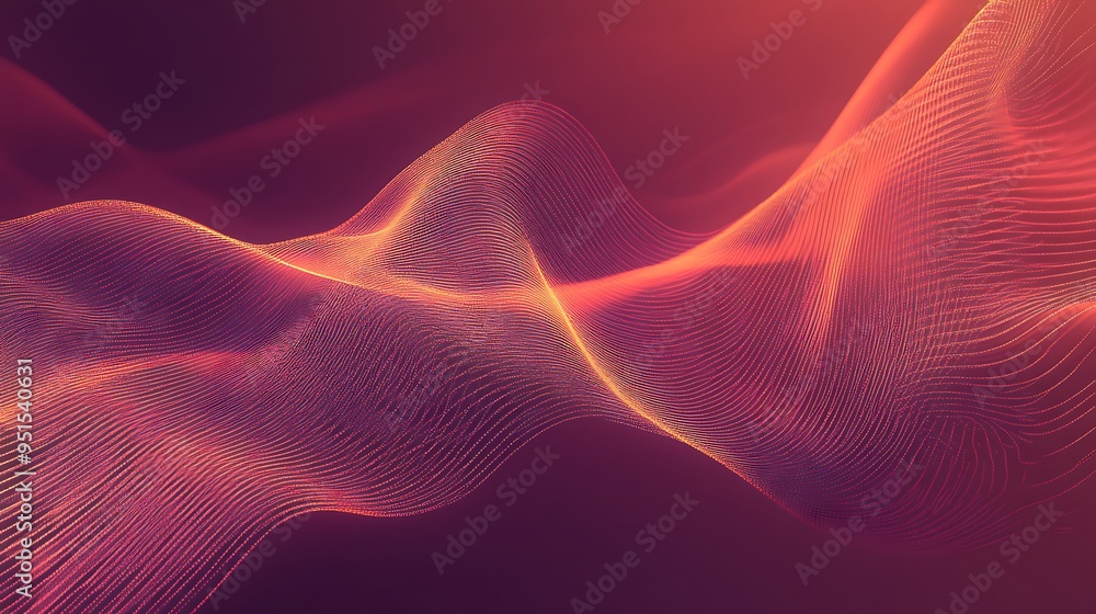 Fototapeta premium A_dynamic_wave_pattern_bac-458