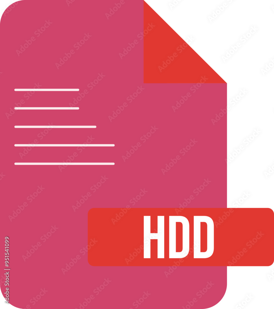HDD File extension icon HDD File extension icon