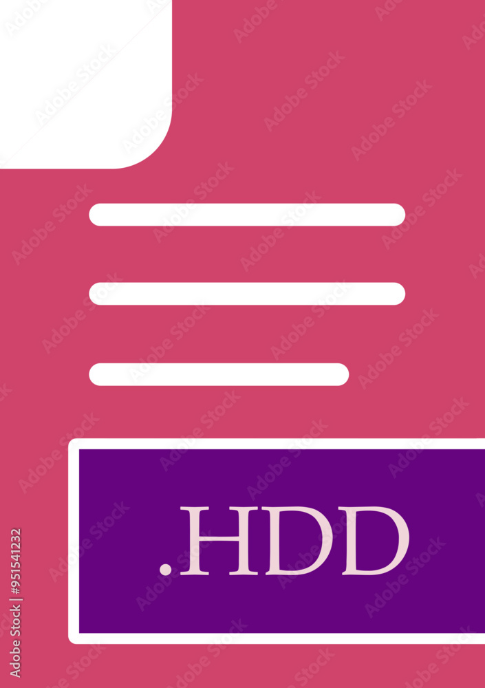 HDD File format icon fill inside HDD File format icon fill inside