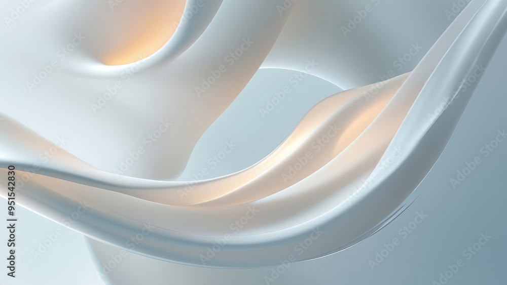 Elegant and Clean Abstract White Fluid Background Elegant and Clean Abstract White Fluid Background
