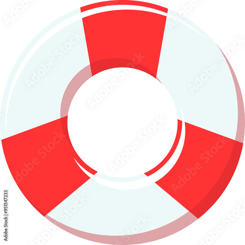 Swimming Buoy Illustration