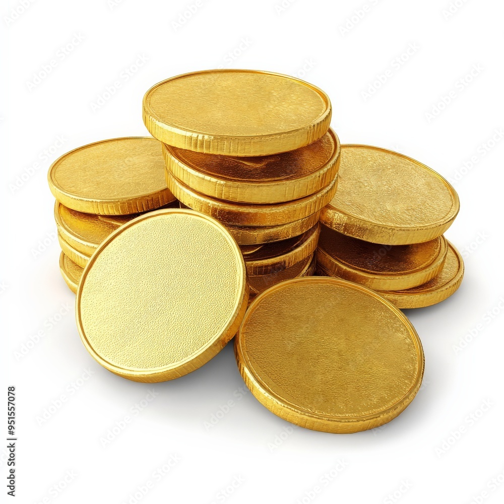 Stack of Gold Coins. Stack of Gold Coins.