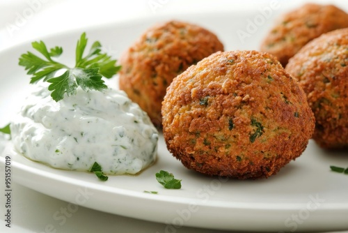 Falafel with Tahini Sauce