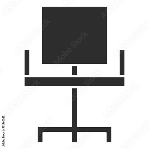 Office Chair Filled Icon