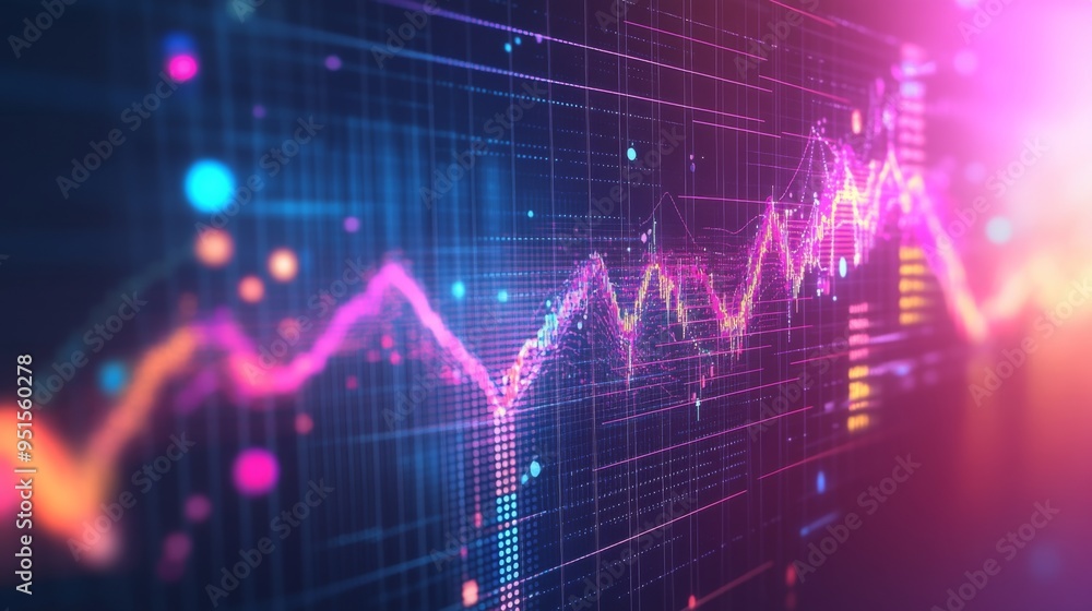 An abstract financial graph with dynamic curves and gradients, illustrating market trends and economic data in a visually engaging way. An abstract financial graph with dynamic curves and gradients, illustrating market trends and economic data in a visually engaging way.
