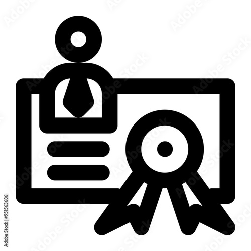 cpa, certificate, professional, accountant, accounting outline icon