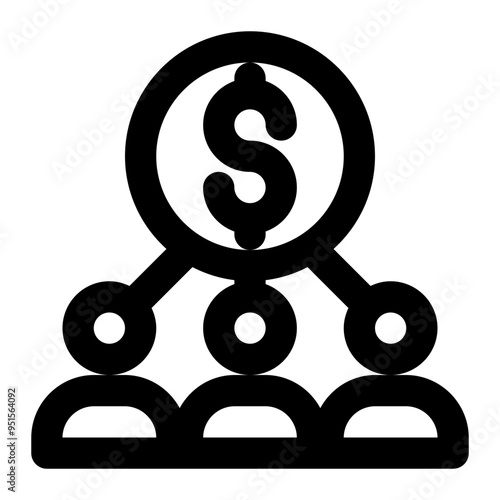 payroll, account, salary, wages, accounting outline icon