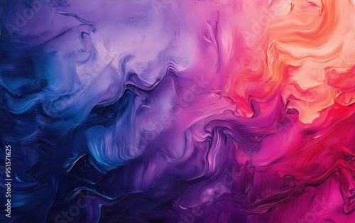 Abstract oil background. Gradient blurred colorful in contrast colors. Social media, mobile phone background, desktop wallpaper