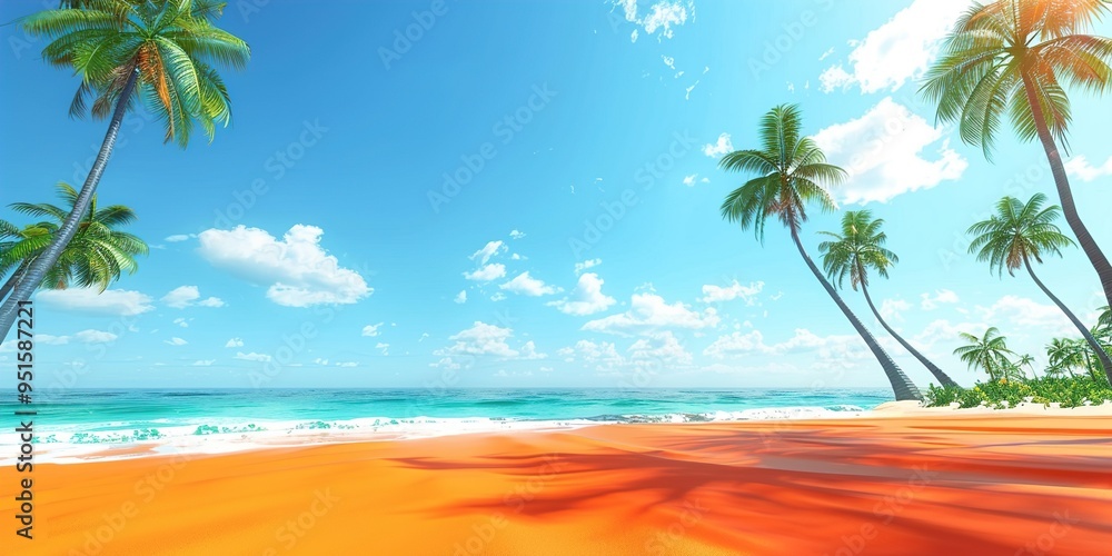 Obraz premium tree on the beach