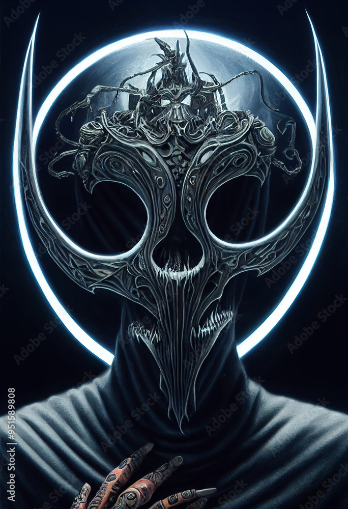 Obraz premium Grim alien reaper