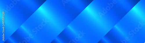 Blue metal texture background, shiny lustrous chrome metallic pattern background.