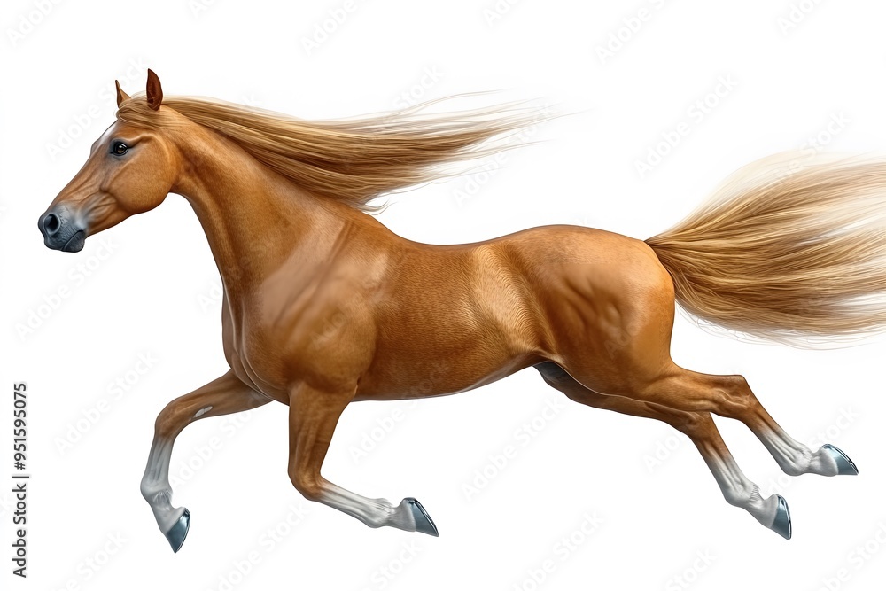 Obraz premium horse isolated on white