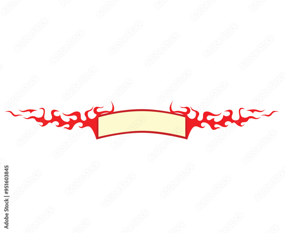 flame vector fire banner sketch flame vector fire banner sketch