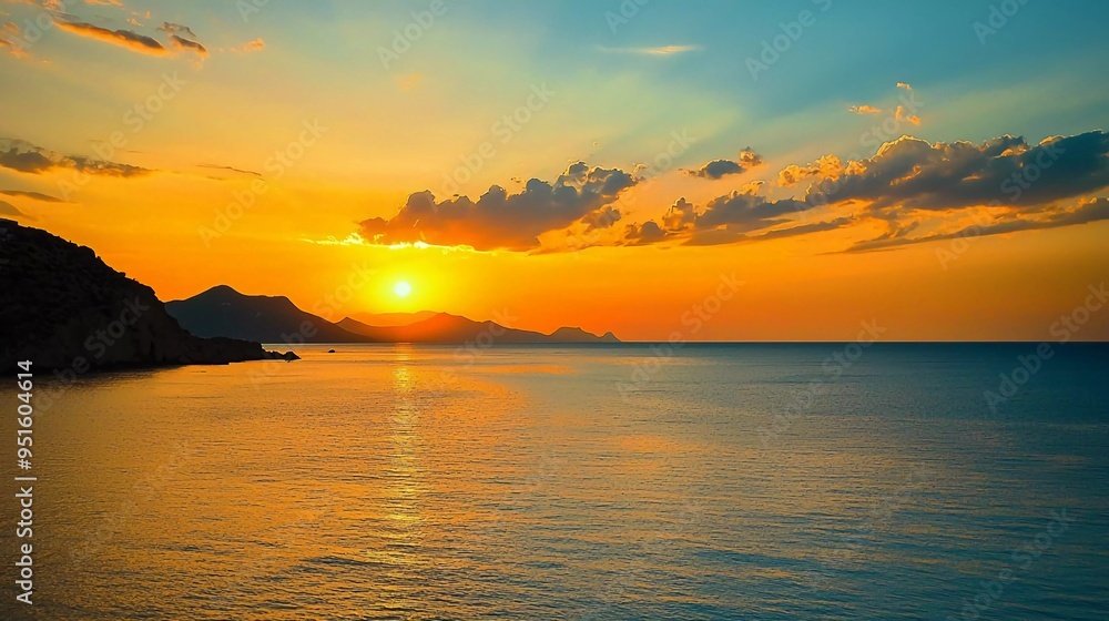 sunset in the sea sunset in the sea