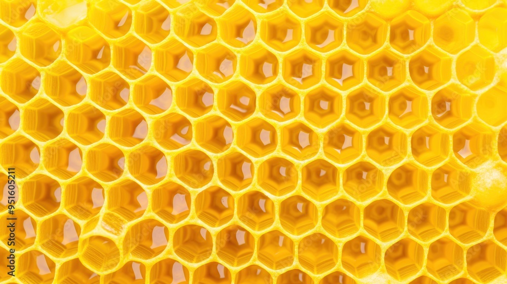 Illustration of delicious bright honey in honeycomb, abstract hexagonal pattern. Illustration of delicious bright honey in honeycomb, abstract hexagonal pattern.