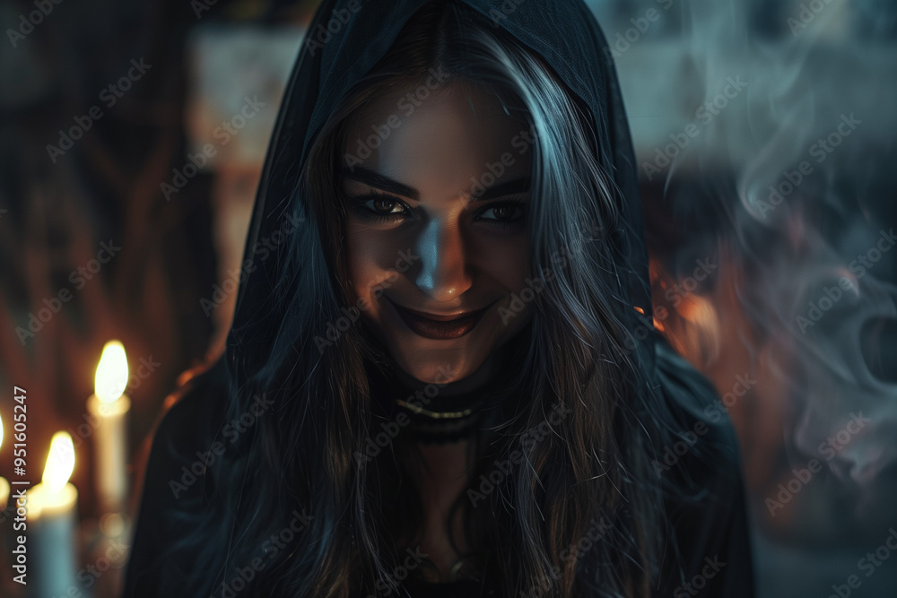 Beautiful Evil Witch with a Wicked Smile Using Dark Magic to Rejuvenate and Dominate with Malicious Intentions Beautiful Evil Witch with a Wicked Smile Using Dark Magic to Rejuvenate and Dominate with Malicious Intentions