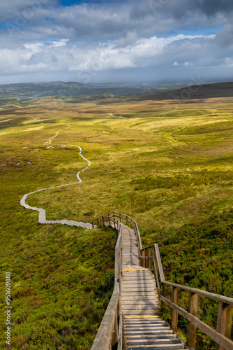 Cuilcagh mountain in Northern Ireland