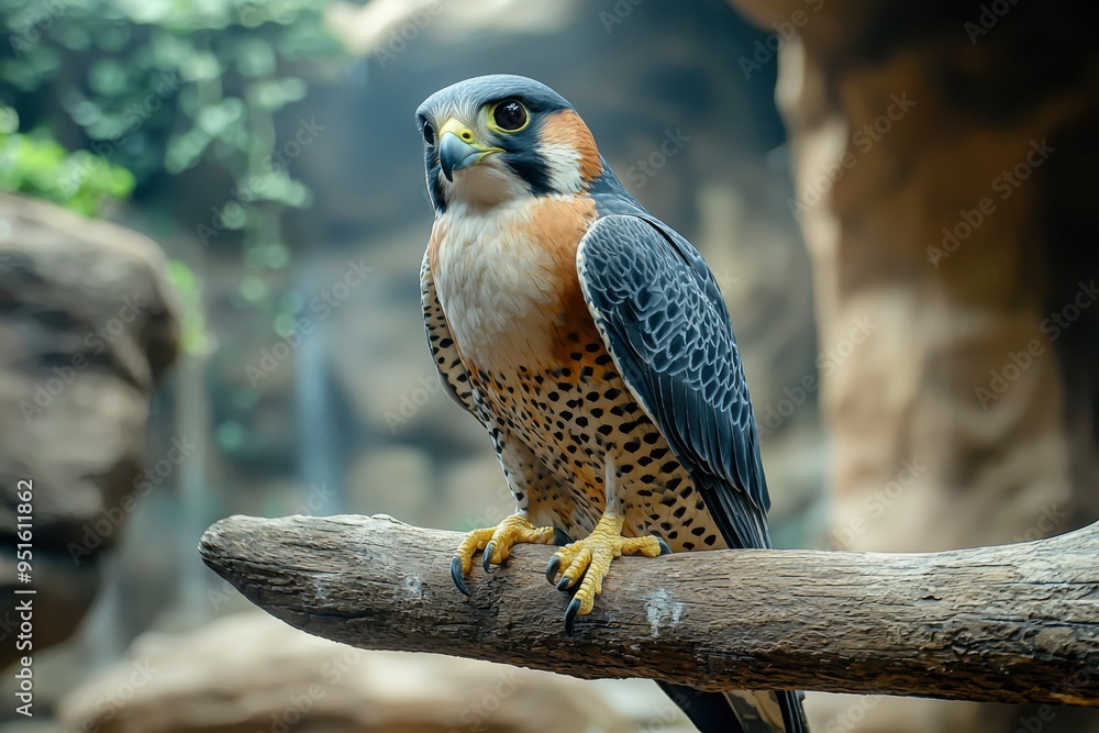 A Close-Up of a Perched American Kestrel A Close-Up of a Perched American Kestrel