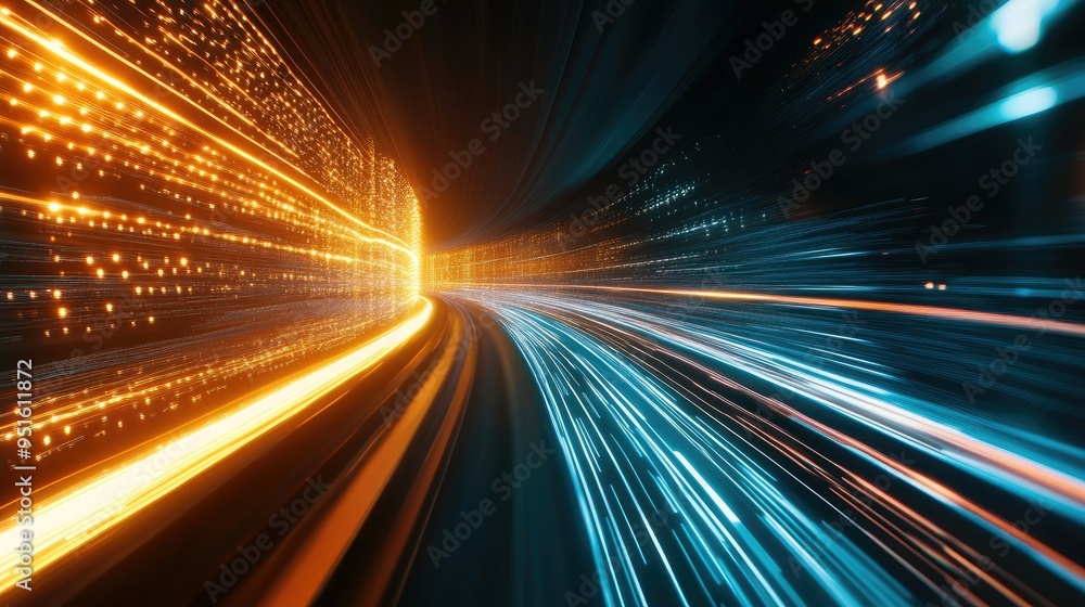 Future technology line background and light effect Future technology line background and light effect