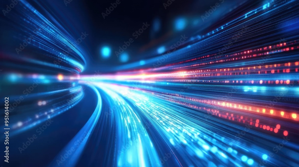 Future technology line background and light effect Future technology line background and light effect
