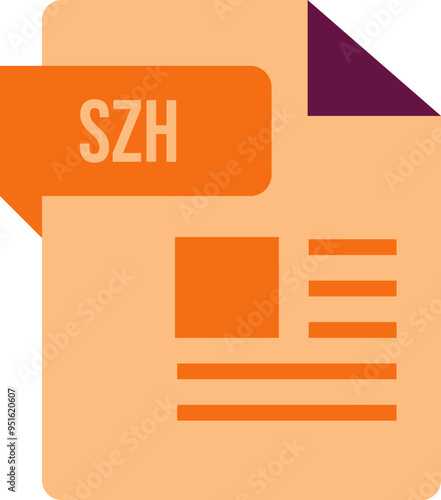 SZH ip icon sharp corners lines and rectangle with symbol