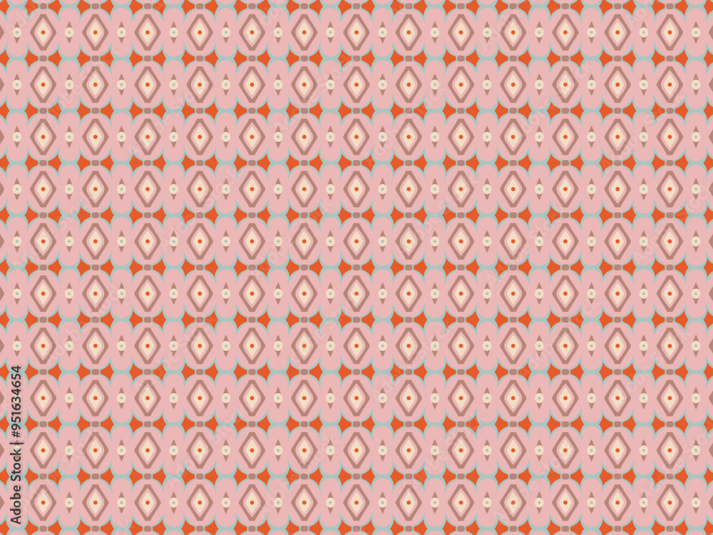 Seamless abstract design pattern for background and backdrop.