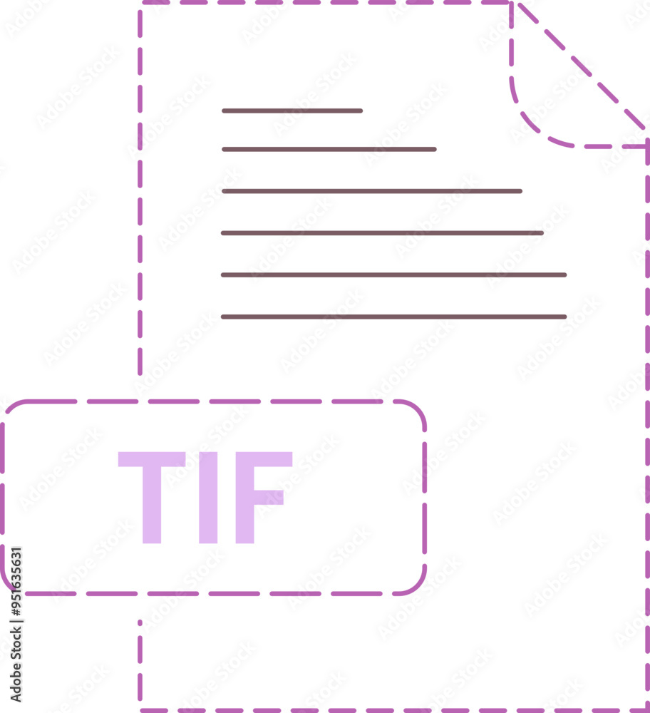 TIF icon black rounded dashed outline TIF icon black rounded dashed outline