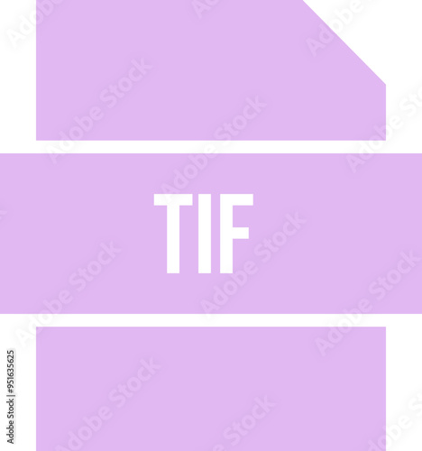 TIF icon crisp corner with transparent center