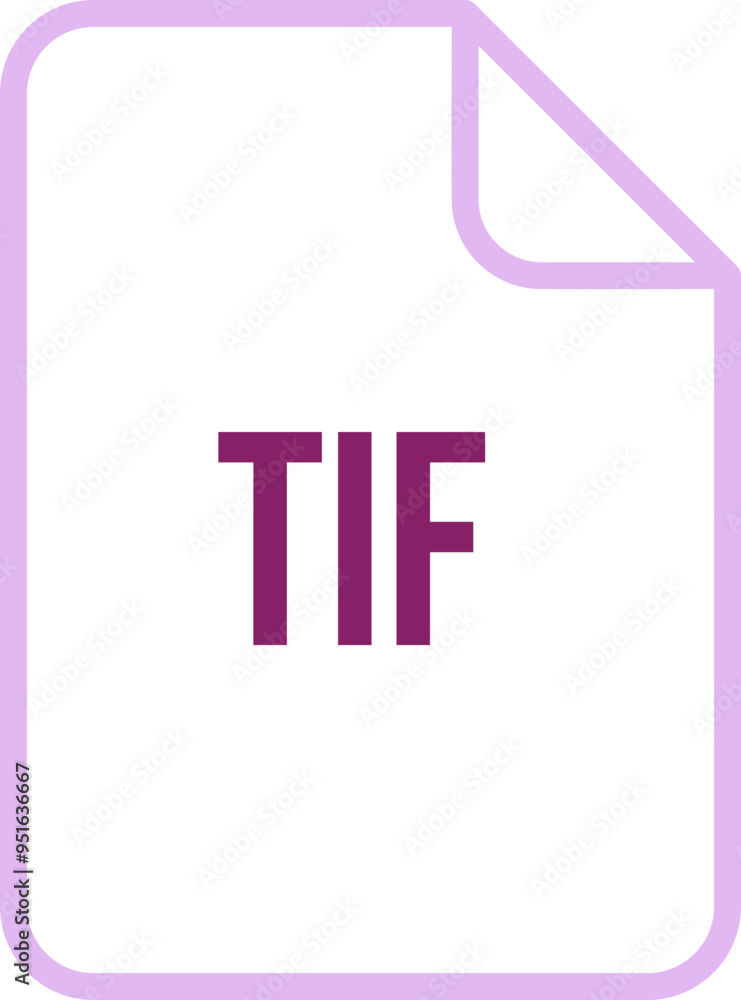 TIF File icon fill rounded corners bold outline TIF File icon fill rounded corners bold outline