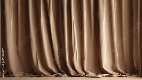 Earth Brown Curtains: Natural and Warm Touch for Interior Deco
