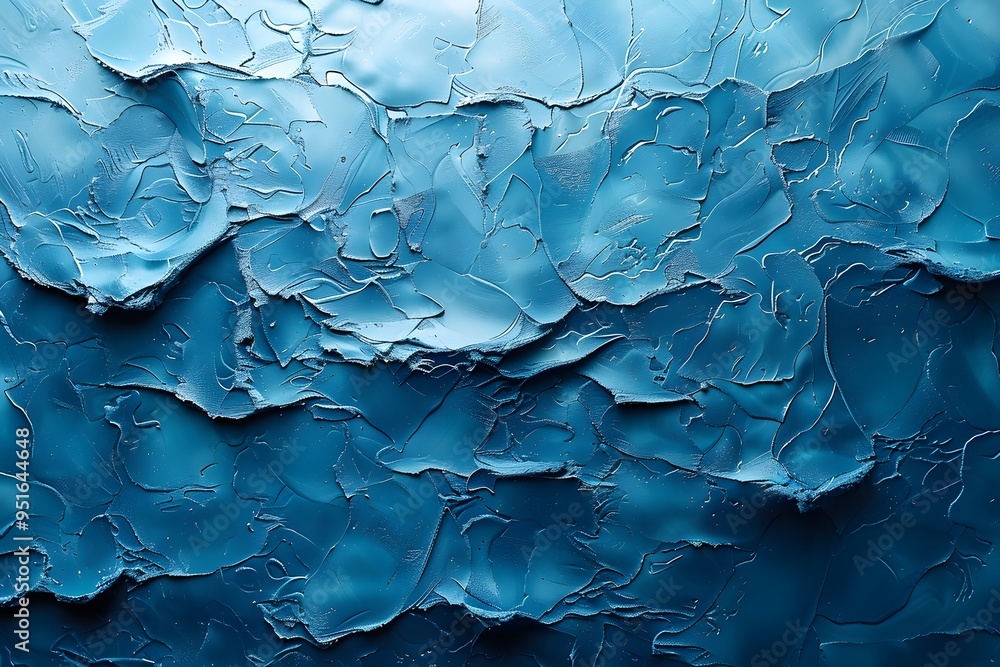 Abstract Textured Blue Surface - Modern Background for Print, Design, or Web Use