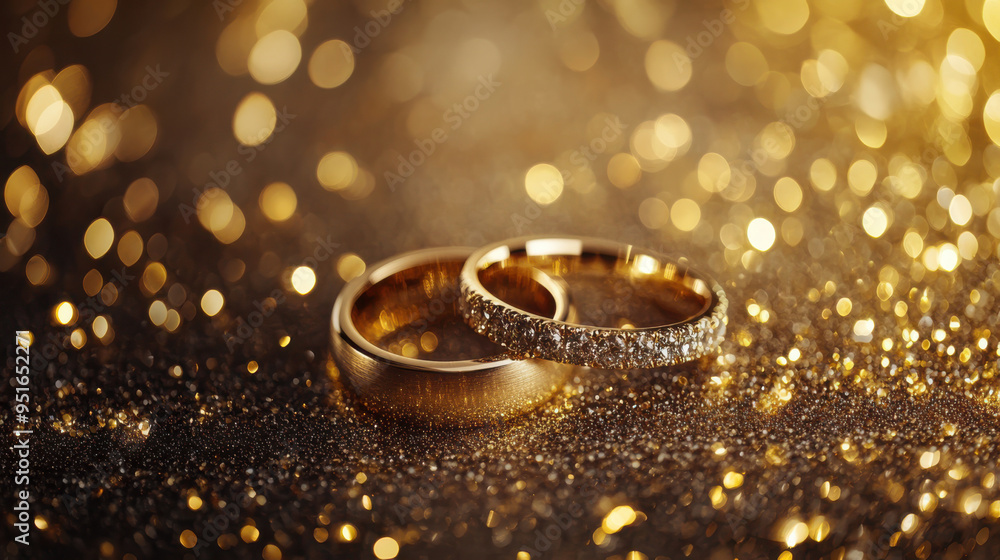 wedding rings on the table wedding rings on the table