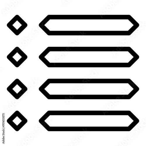 menu, list, options, todo outline icon