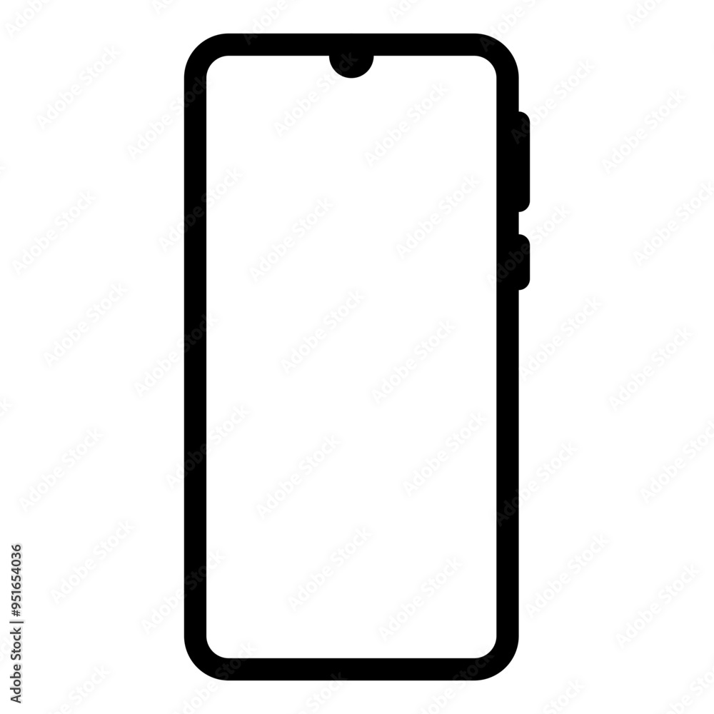 smartphone, mobile, device, phone outline icon smartphone, mobile, device, phone outline icon