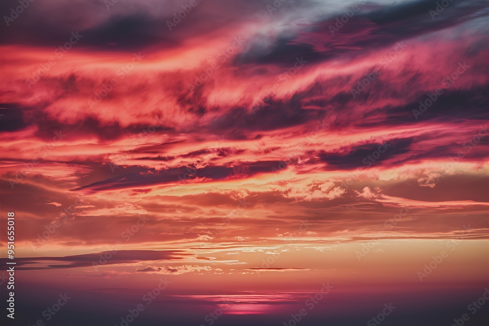 sunset over the sea sunset over the sea