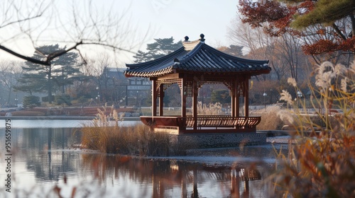 Wallpaper Mural Dongtan Lake Park located in Hwaseong-si, Gyeonggi-do Torontodigital.ca