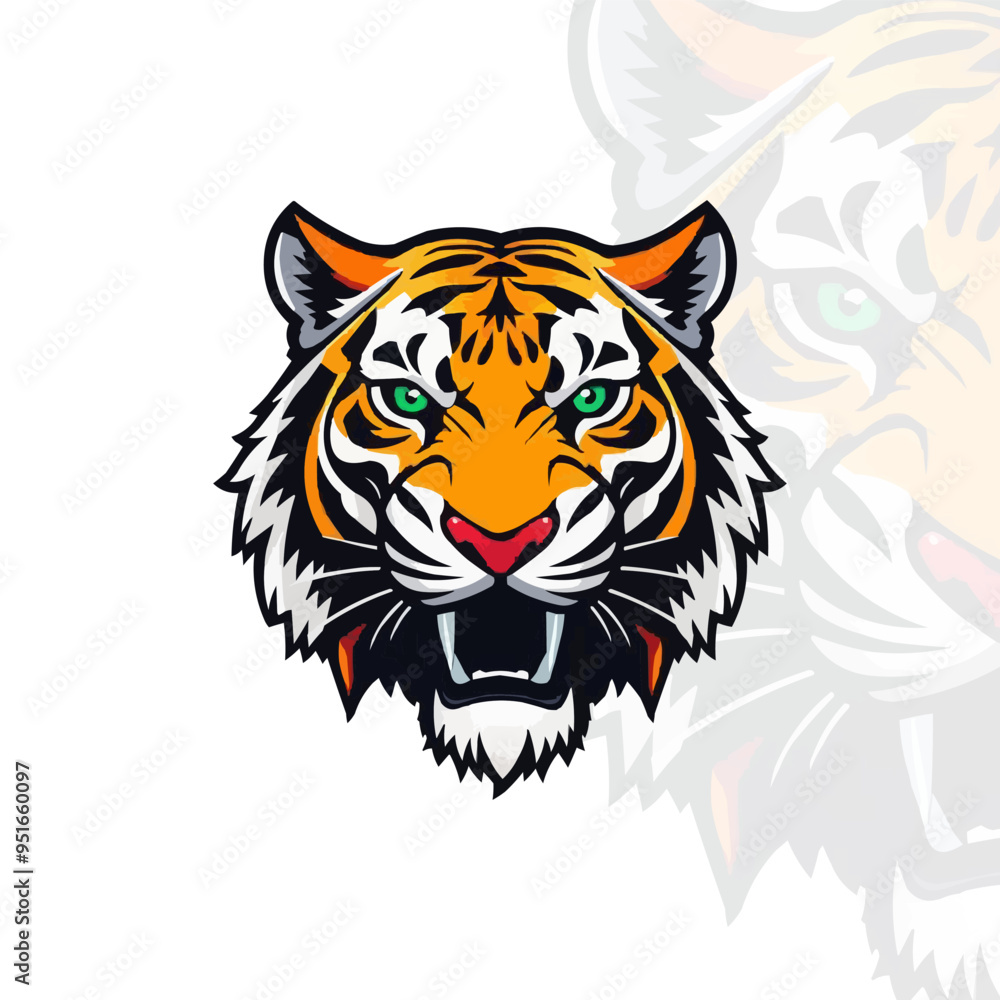 Esport vector logo tiger, tiger icon, tiger head, vector, sticker. Tigar head mascot logo design. Esport vector logo tiger, tiger icon, tiger head, vector, sticker. Tigar head mascot logo design.