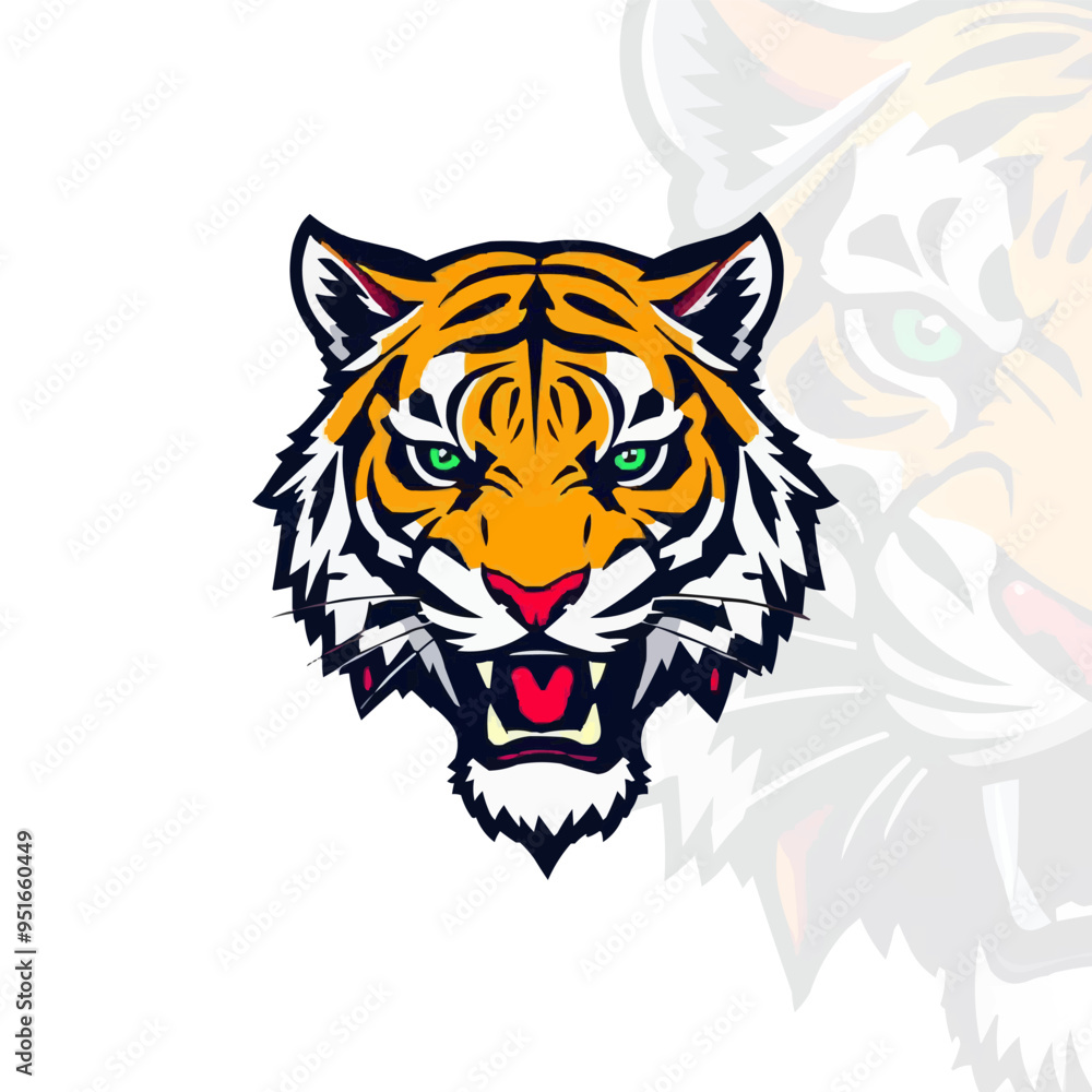 Esport vector logo tiger, tiger icon, tiger head, vector, sticker. Tigar head mascot logo design. Esport vector logo tiger, tiger icon, tiger head, vector, sticker. Tigar head mascot logo design.