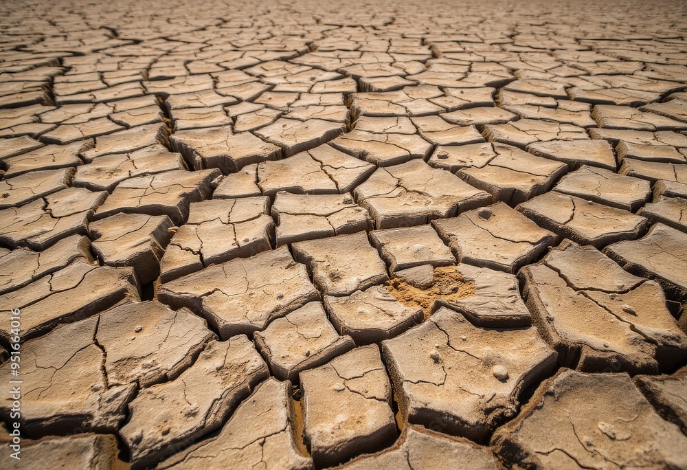 dry cracked ground