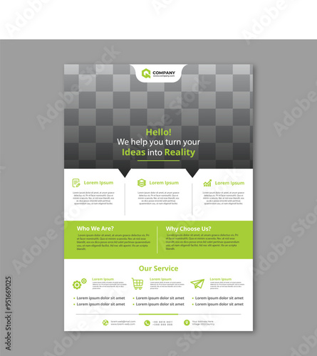 Modern Business Flyer Template Design