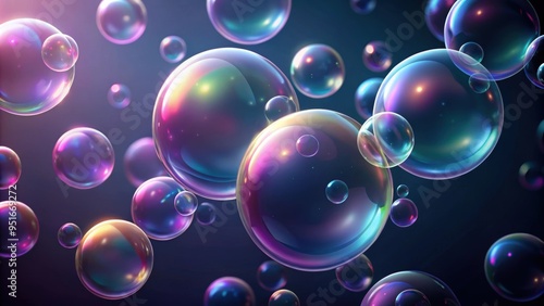 Fototapeta Naklejka Na Ścianę i Meble -  Dark pastel colored bubble background, pastel, dark, bubble, texture, abstract, colors, soft, gradient, elegant, wallpaper
