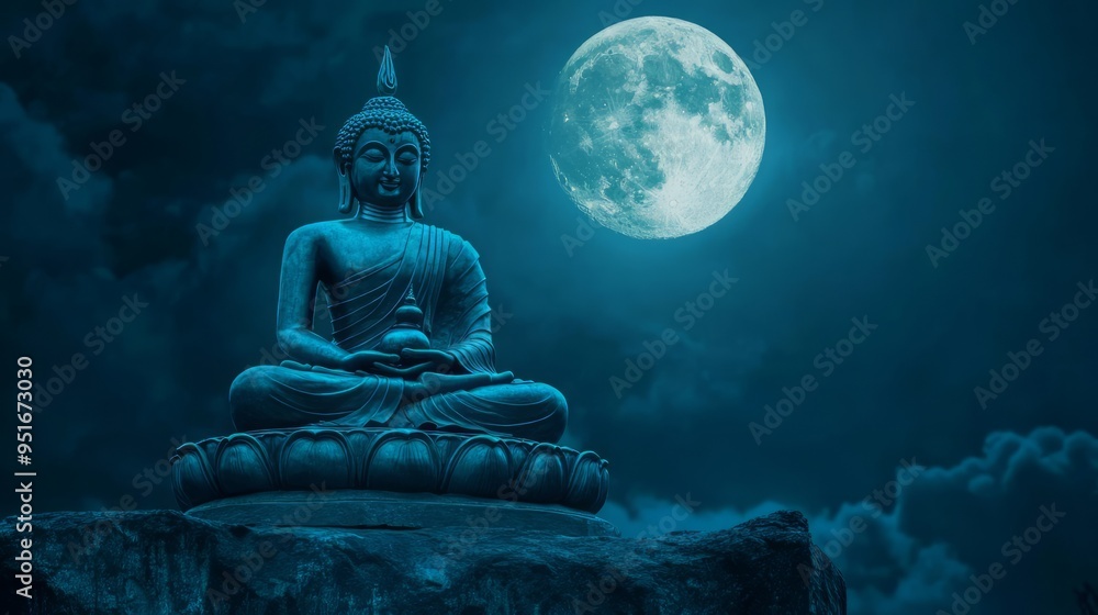 Sharad Purnima is a religious festival celebrated the Hindu lunar month of Ashvin, Buddha statue on the full moon day marking the end of the monsoon season. Sharad Purnima is a religious festival celebrated the Hindu lunar month of Ashvin, Buddha statue on the full moon day marking the end of the monsoon season.