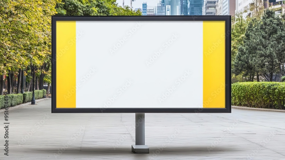 Billboard with an art gallery promotion in a cultural hotspot, creative audience, art marketing Billboard with an art gallery promotion in a cultural hotspot, creative audience, art marketing