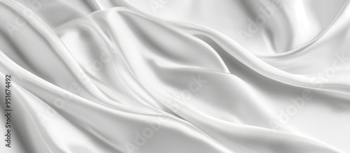 White Silk Fabric Texture